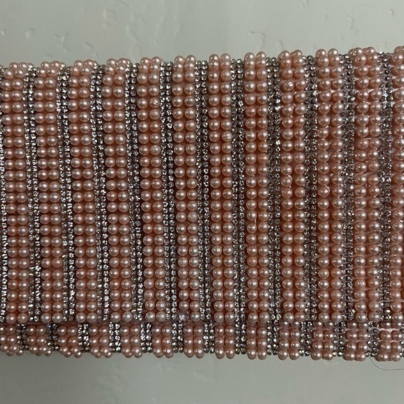 Pink Pearl Sparkly Cross Body/Clutch - Picture 2 of 12